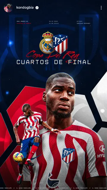 Atletico de Madrid vs Real Madrid 26 01 (Kondogbia)