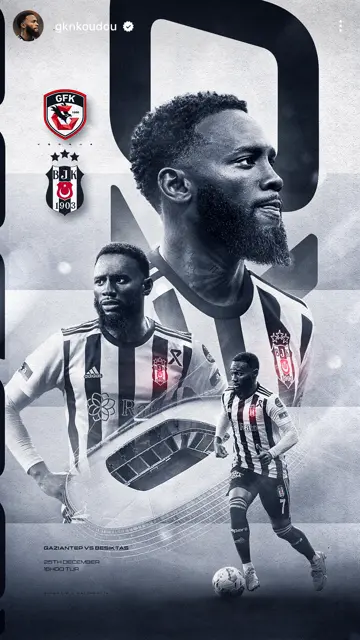 Besiktas vs Gaziantep 25 12 (Nkoudou)