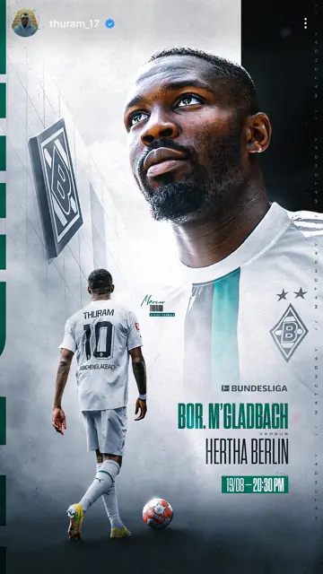 Borussia Monchengladbach vs Hertha Berlin 19 08 (Thuram)