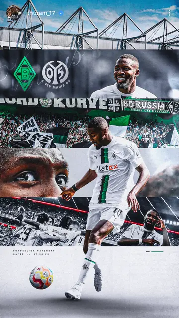 Borussia Monchengladbach vs Mayence 04 09 (Thuram)