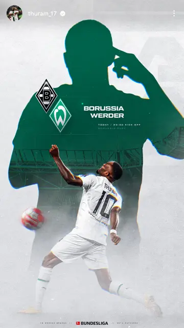 Borussia Monchengladbach vs Werder 17 03 (Thuram)