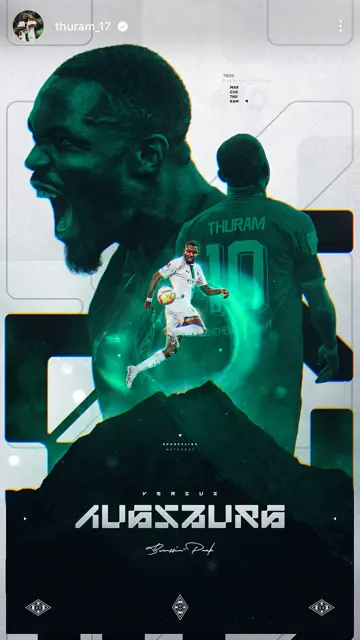 Borussia vs Augsburg 27 05 (Thuram)