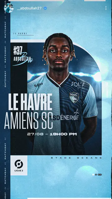 Le Havre vs Amiens 27 08 (Abdoullah Ba)