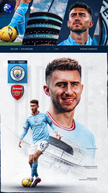 Man City vs Arsenal 27 01 (Laporte)