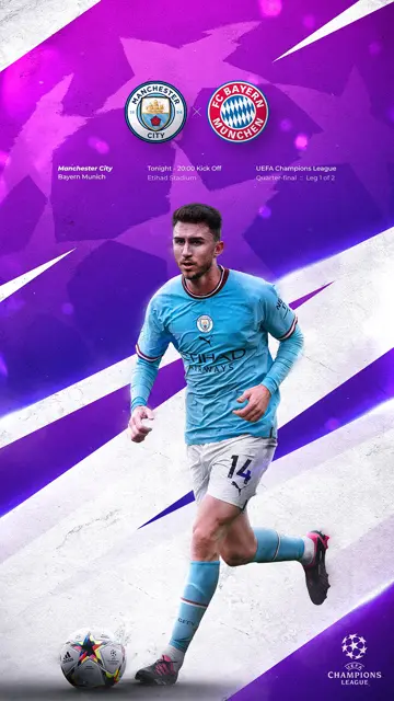 Man City vs Bayern Munich 11 04 (Laporte)