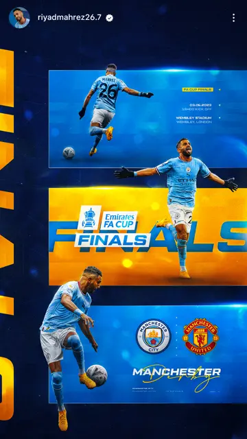 Man City vs Man United 03 06 (Mahrez)