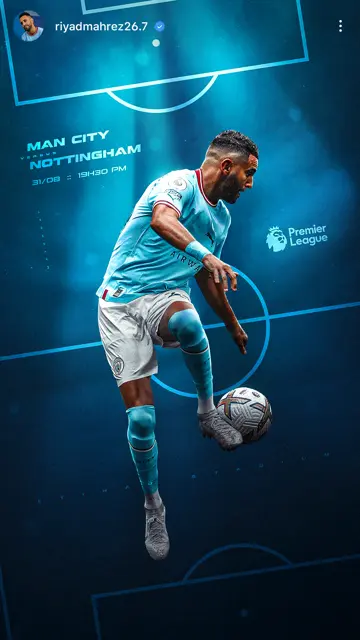 Man City vs Nottingham 31 08 (Mahrez)