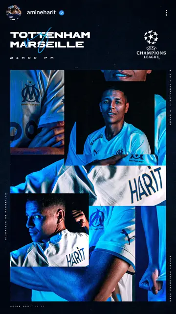Marseille vs Tottenham 07 09 (Harit) Inst