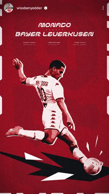 Monaco vs Bayern Leverkusen 23 02 (Ben Yedder)