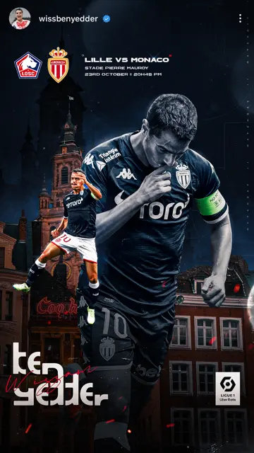 Monaco vs Lille 23 10 (Ben Yedder) INST