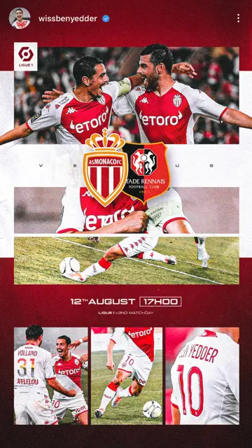 Monaco vs Rennes 12 08 (Ben Yedder)