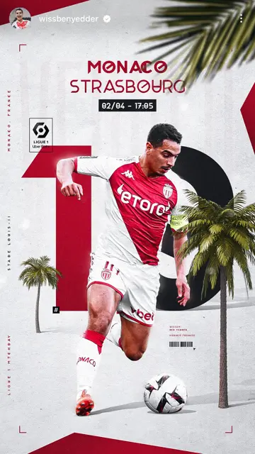 Monaco vs Strasbourg 02 04 (Ben Yedder)