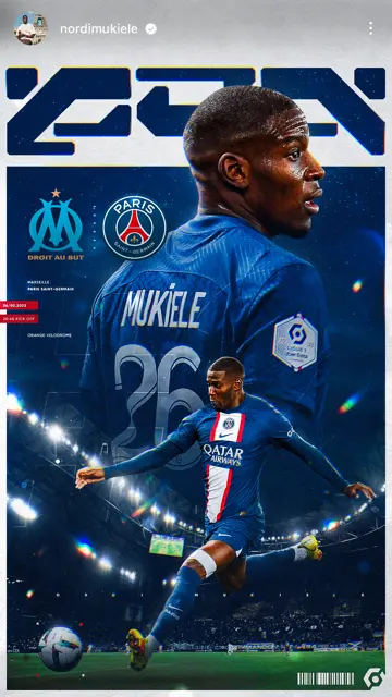 PSG vs Marseille 26 02 (Mukiele)