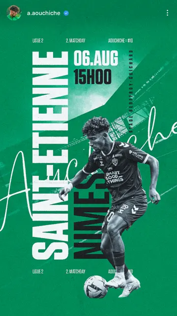 Saint Etienne vs Nimes 06 08 (Aouchiche)