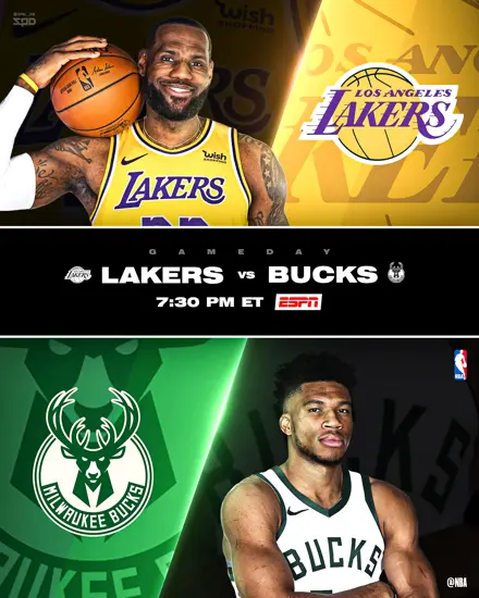 Gameday LeBron vs Giannis