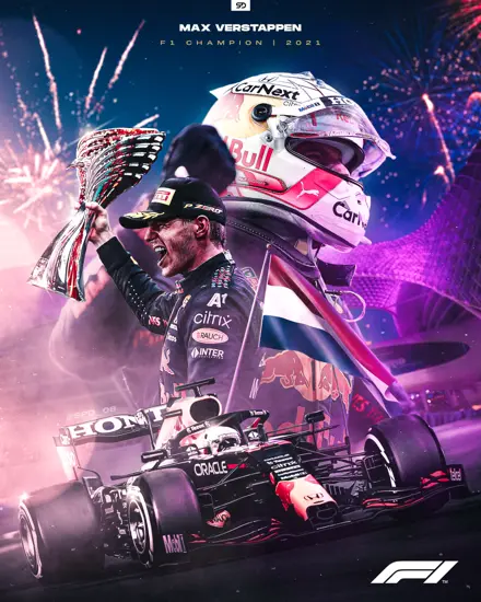 Max Verstappen F1 Champion