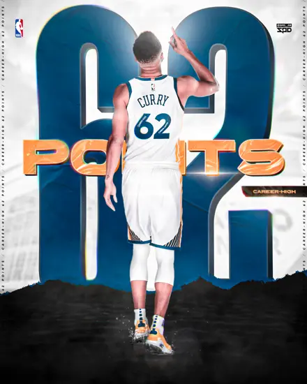 Steph Curry 62pts
