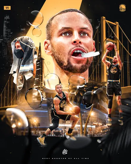 Steph Black&Yellow uniform