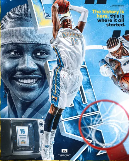 Carmelo Anthony in Denver