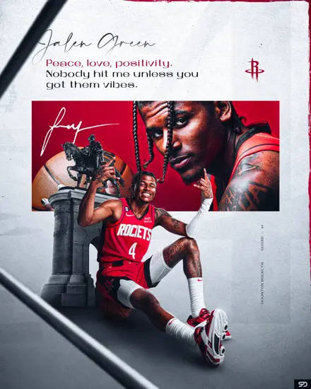 Jalen Green 2022 2023 Photoshoot