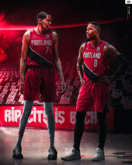 KD & Lillard in Portland