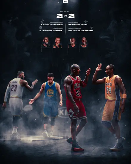 Kobe & MJ vs Bron & Steph