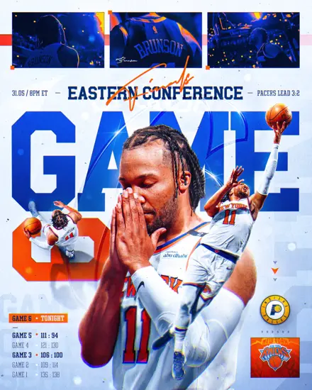 Jalen Brunson – Eastern Conference Finals, Game 6 (May 2025)