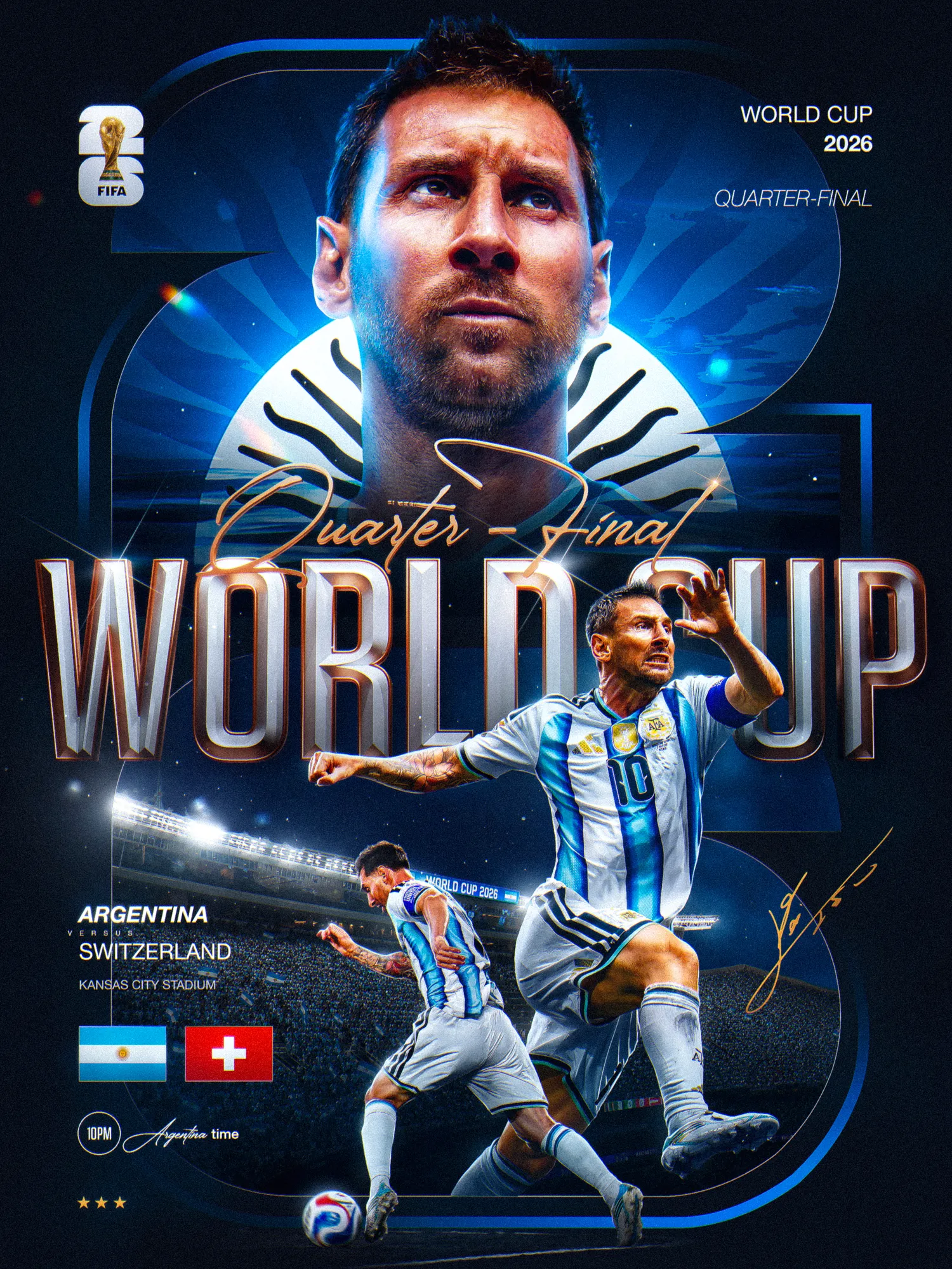 Argentina vs Switzerland – World Cup 2026 Quarter finals