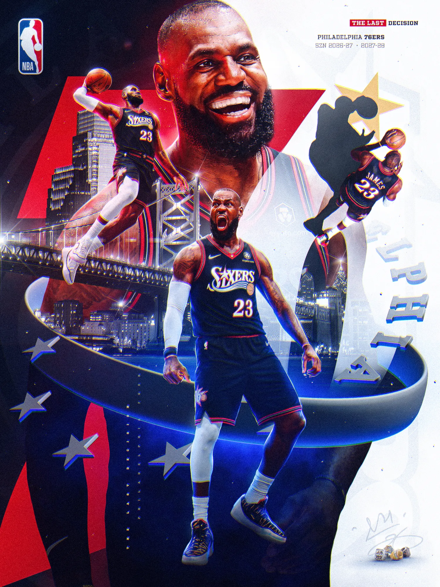 LeBron James to 76ers